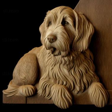 3D model Small Vendean Basset Griffon dog (STL)